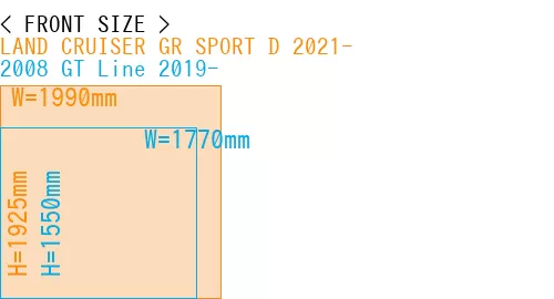 #LAND CRUISER GR SPORT D 2021- + 2008 GT Line 2019-